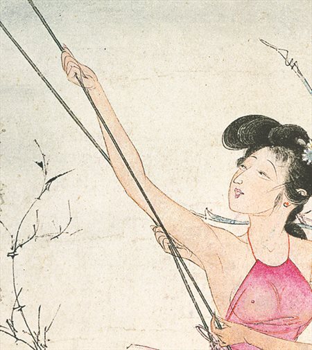 甘德县-胡也佛的仕女画和最知名的金瓶梅秘戏图